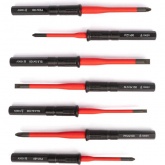 Набор диэлектрического инструмента КВТ НИИ-04 с трещоткой для работ под напряжением до 1000 В VDE