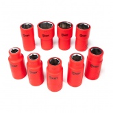 Набор диэлектрического инструмента КВТ НИИ-04 с трещоткой для работ под напряжением до 1000 В VDE