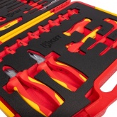 Набор диэлектрического инструмента КВТ НИИ-14 с трещоткой для работ под напряжением до 1000 В VDE