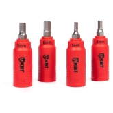 Набор диэлектрического инструмента КВТ НИИ-15 с трещоткой для работ под напряжением до 1000 В VDE