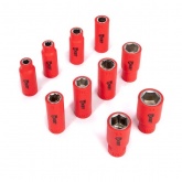 Набор диэлектрического инструмента КВТ НИИ-15 с трещоткой для работ под напряжением до 1000 В VDE