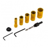 Набор коронок Kranz Bimetal (14, 20, 22, 25, 30, 35, 40, 51, 60, 64, 67) 16 предметов в кейсе