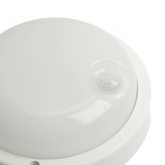 Светильник AL3006 12W 6500K 960Lm с инфракрасным датчиком в пластиковом корпусе IP65 белый 140x50mm