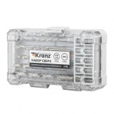 Набор сверл комбинированный Kranz 10 предметов (сверла по металлу 5шт, по бетону 4шт и ступенчатое)