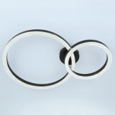 Светильник потолочный светодиодный ЭРА Модерн Bloom CLL-1 78W 3000-6500K RC черный с ДУ