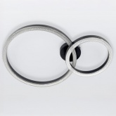 Светильник потолочный светодиодный ЭРА Модерн Bloom CLL-1 78W 3000-6500K RC черный с ДУ