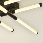 Светильник потолочный светодиодный ЭРА Модерн Fliss CLL-1 72W 3000-6500K RC черный с ДУ