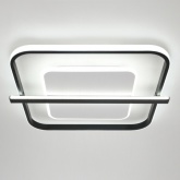 Светильник потолочный светодиодный ЭРА Модерн Franco CLL-1 107W 3000-6500K RC черный с ДУ