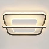 Светильник потолочный светодиодный ЭРА Модерн Franco CLL-1 107W 3000-6500K RC черный с ДУ