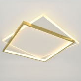 Светильник потолочный светодиодный ЭРА Модерн Lima CLL-1 82W 3000-6500K RC белый-золото с ДУ