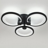 Светильник потолочный светодиодный ЭРА Модерн Odry CLL-1 46W 3000-6500K RC черный с ДУ