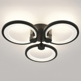 Светильник потолочный светодиодный ЭРА Модерн Odry CLL-1 46W 3000-6500K RC черный с ДУ