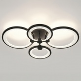 Светильник потолочный светодиодный ЭРА Модерн Odry CLL-1 78W 3000-6500K RC черный с ДУ