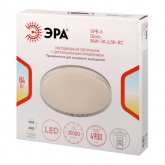 Светильник потолочный светодиодный ЭРА SPB-6 Gloss 84W 3000-6500K RC белый с ДУ