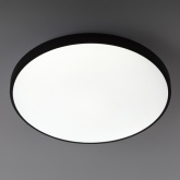 Светильник потолочный светодиодный ЭРА Классик SPB-6 Slim Base 24W 5000K черный без ДУ