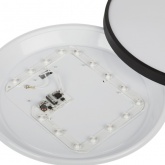 Светильник потолочный светодиодный ЭРА Классик SPB-6 Slim Base 24W 5000K черный без ДУ