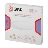 Светильник потолочный светодиодный ЭРА Классик SPB-6 Slim Base 36W 5000K белый без ДУ