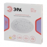 Светильник потолочный светодиодный ЭРА SPB-6 Slim Cube 36W 6500K белый без ДУ