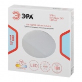 Светильник потолочный светодиодный ЭРА SPB-6 Slim Night SKY 18W 4000K белый без ДУ