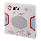 Светильник потолочный светодиодный ЭРА SPB-6 Slim Night SKY 36W 4000K белый без ДУ