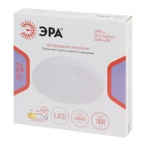 Светильник потолочный светодиодный ЭРА SPB-6 Slim Sahara 24W 6500K белый без ДУ