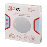 Светильник потолочный светодиодный ЭРА SPB-6 Slim Sparkle 24W 4000K белый без ДУ