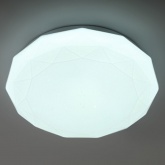 Светильник потолочный светодиодный ЭРА SPB-6 Slim Sparkle 24W 6500K белый без ДУ