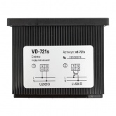 Вольтметр цифровой на панель EKF однофазный 1-500В АС 0,5 в коротком корпусе 72х72х65мм