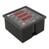 Вольтметр цифровой на панель EKF трехфазный 30-500В АС 0,5 в коротком корпусе 96х96х65мм