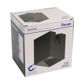 Светильник светодиодный трековый низковольтный Feron MGN309 20W 4000K 1800Lm 35 градусов, черный