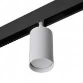 Светильник трековый Feron AL116 под лампу MR16 15W 230V GU10 однофазный, магнитный, белый