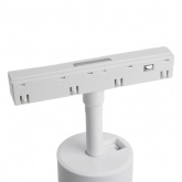 Светильник трековый Feron AL116 под лампу MR16 15W 230V GU10 однофазный, магнитный, белый