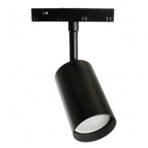 Светильник трековый Feron AL116 под лампу MR16 15W 230V GU10 однофазный, магнитный, черный