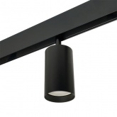 Светильник трековый Feron AL116 под лампу MR16 15W 230V GU10 однофазный, магнитный, черный