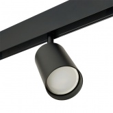 Светильник трековый Feron AL116 под лампу MR16 15W 230V GU10 однофазный, магнитный, черный
