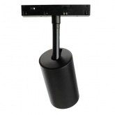 Светильник трековый Feron AL116 под лампу MR16 15W 230V GU10 однофазный, магнитный, черный