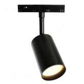 Светильник трековый Feron AL116 под лампу MR16 15W 230V GU10 однофазный, магнитный, черный
