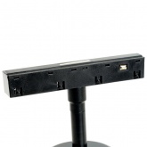 Светильник трековый Feron AL116 под лампу MR16 15W 230V GU10 однофазный, магнитный, черный