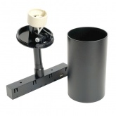 Светильник трековый Feron AL116 под лампу MR16 15W 230V GU10 однофазный, магнитный, черный