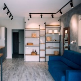 Трековый светодиодный светильник ONE AL141 10W 4000K 800Lm 35° черный на однофазный шинопровод