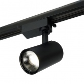 Трековый светодиодный светильник ONE AL141 10W 4000K 800Lm 35° черный на однофазный шинопровод