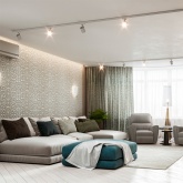 Трековый светодиодный светильник ONE AL141 18W 4000K 1440Lm 35° белый на однофазный шинопровод