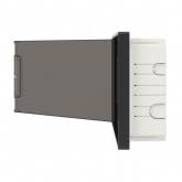 Щиток встраиваемый DKC FRAME 18 модулей с тонированной дверцей с шиной IP40 черный