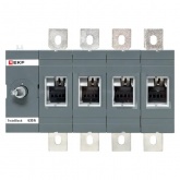 Рубильник EKF PROxima TwinBlock 630A 4P без рукоятки управления (выключатель нагрузки)