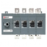 Рубильник EKF PROxima TwinBlock 400A 4P реверсивный без рукоятки управления (выключатель нагрузки)