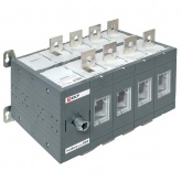 Рубильник EKF PROxima TwinBlock 630A 4P реверсивный без рукоятки управления (выключатель нагрузки)