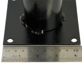 Опора металлическая для серии Оптима Feron h600мм d60мм, черный, ОМ 0.6