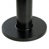 Опора металлическая для серии Оптима Feron h600мм d60мм, черный, ОМ 0.6