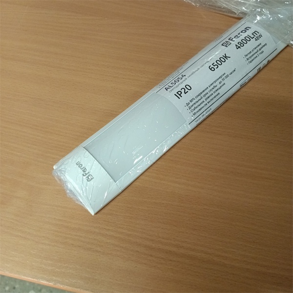 Светодиодный линейный светильник Ферон AL5054, холодный свет