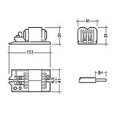 Дроссель Tridonic 18W для люминесцентных ламп
